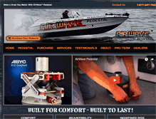 Tablet Screenshot of airwavepedestal.com
